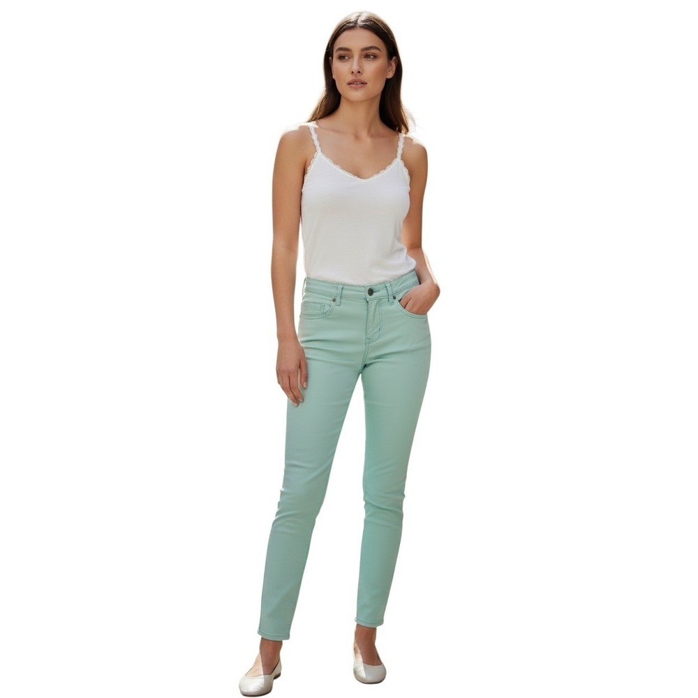 Calvin‎ Klein Mint Skinny Pants Womens 27x26 Clean Girl Spring Trousers